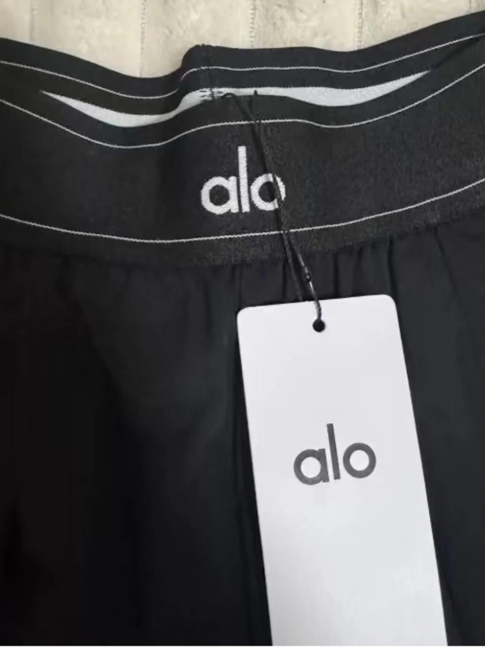 ALO Yoga Black Wide-Leg Lounge Pants - Picture 3 of 4
